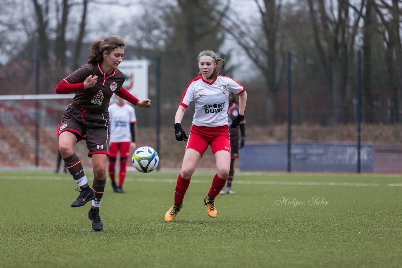 Bild 227 - B-Juniorinnen Walddoerfer - St.Pauli : Ergebnis: 4:1